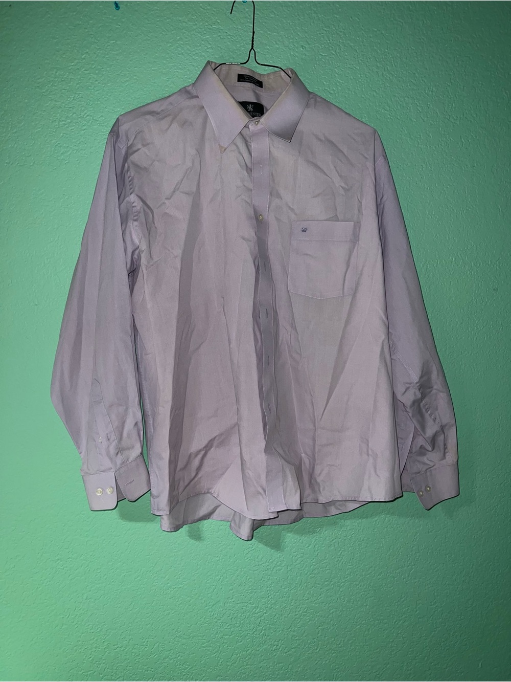Men's Light Lavender Long-Sleeve Dress Shirt